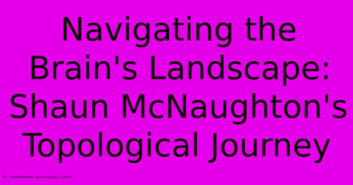 Navigating The Brain's Landscape: Shaun McNaughton's Topological Journey