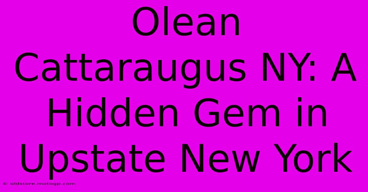 Olean Cattaraugus NY: A Hidden Gem In Upstate New York