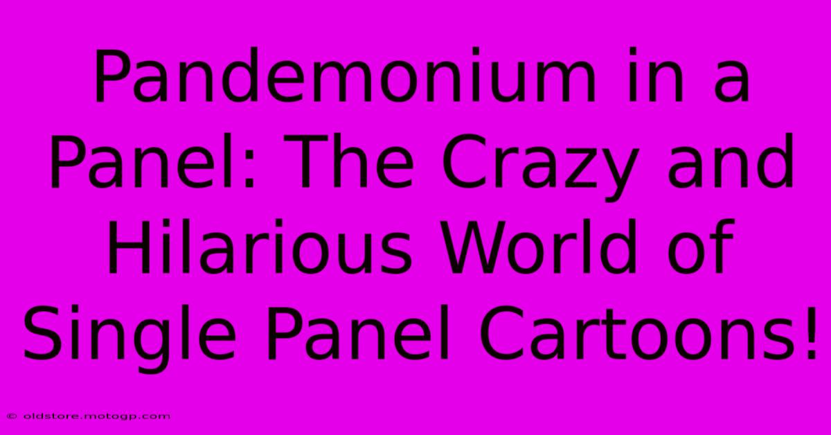 Pandemonium In A Panel: The Crazy And Hilarious World Of Single Panel Cartoons!