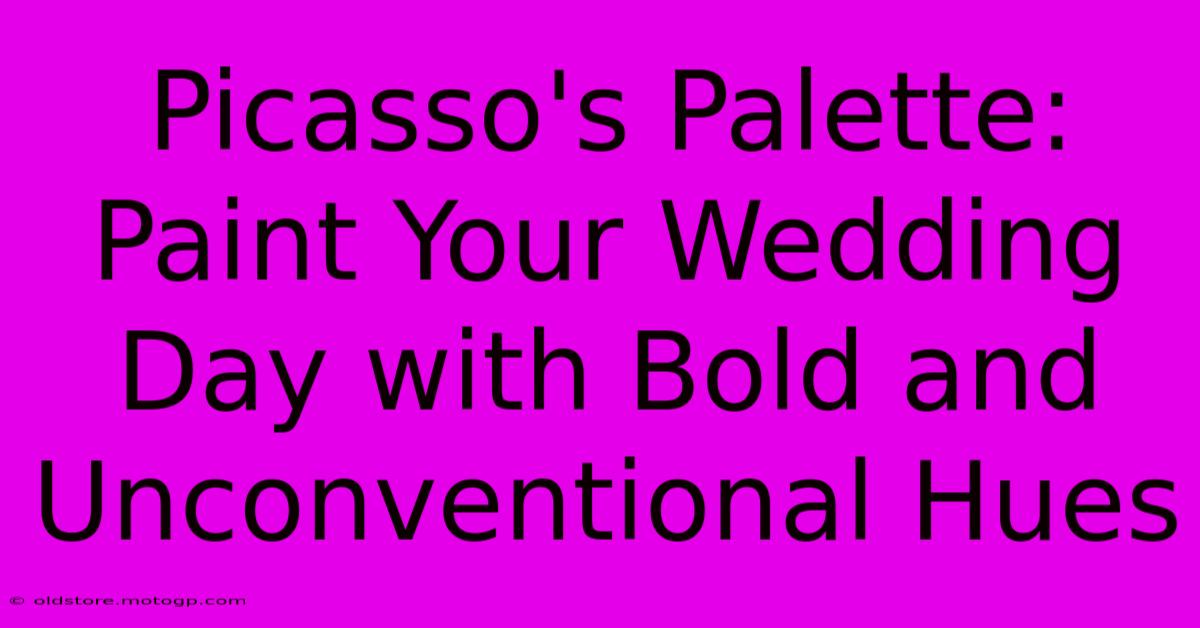 Picasso's Palette: Paint Your Wedding Day With Bold And Unconventional Hues