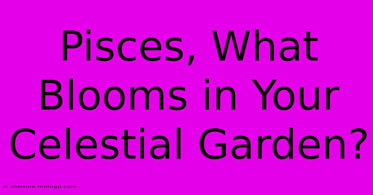 Pisces, What Blooms In Your Celestial Garden?