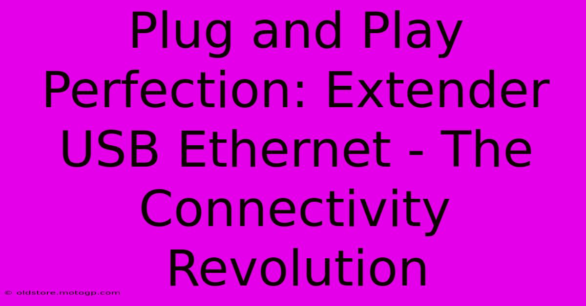 Plug And Play Perfection: Extender USB Ethernet - The Connectivity Revolution