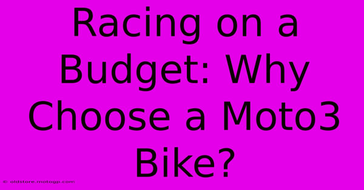 Racing On A Budget: Why Choose A Moto3 Bike?