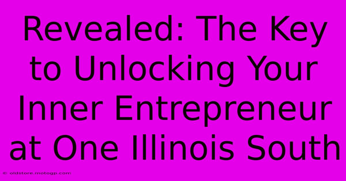 Revealed: The Key To Unlocking Your Inner Entrepreneur At One Illinois South