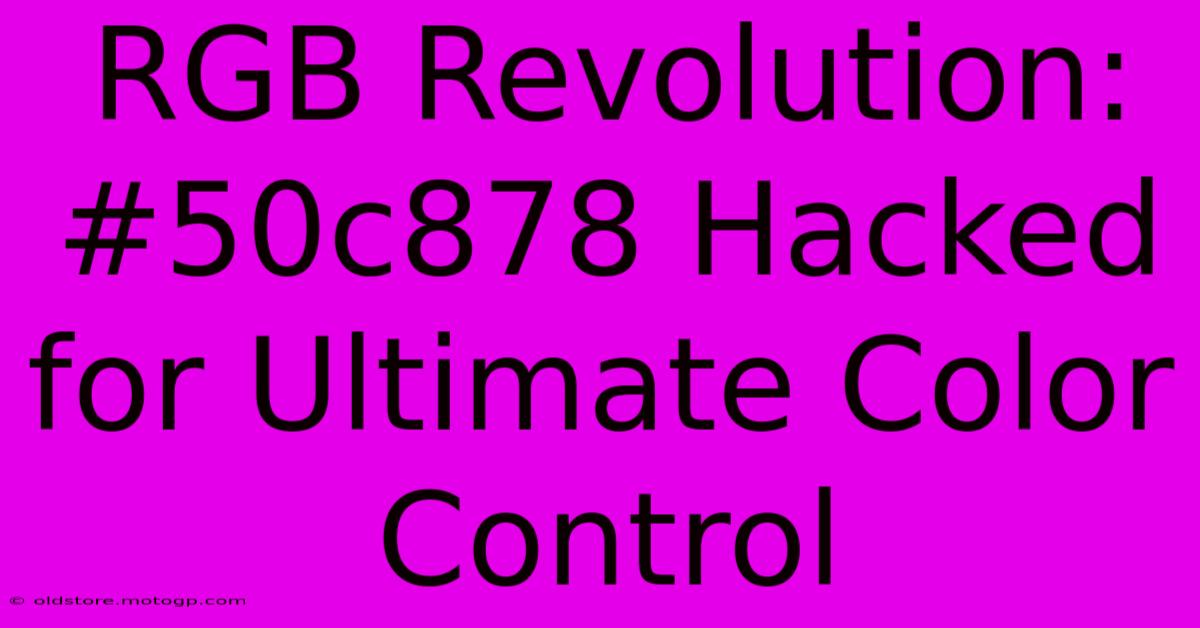 RGB Revolution: #50c878 Hacked For Ultimate Color Control