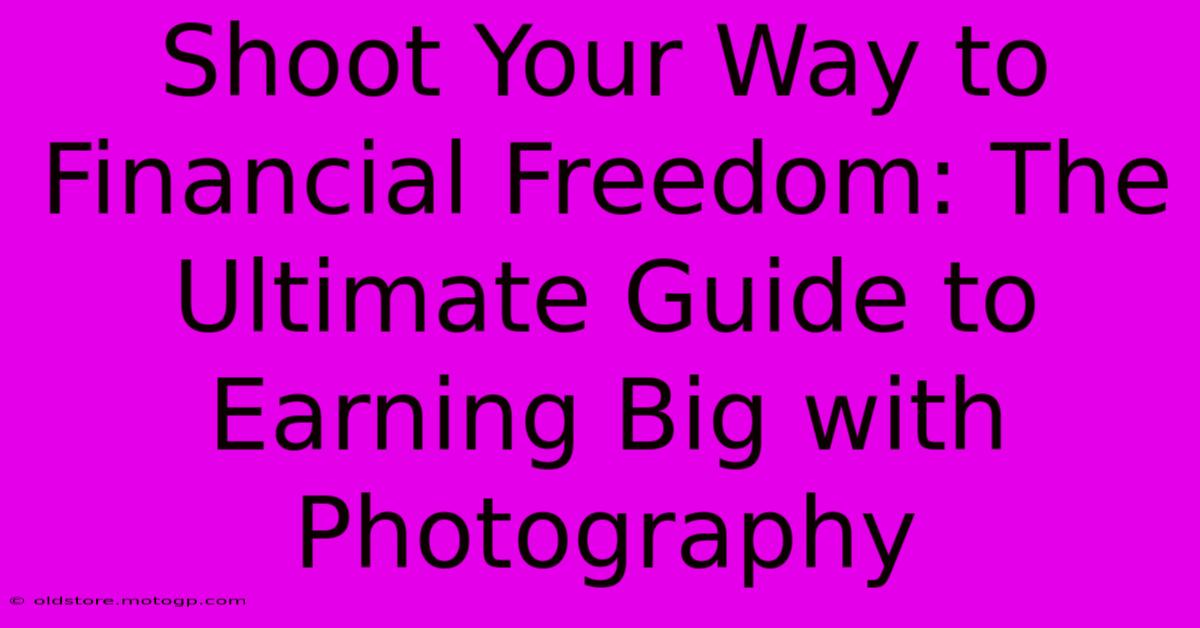 Shoot Your Way To Financial Freedom: The Ultimate Guide To Earning Big With Photography