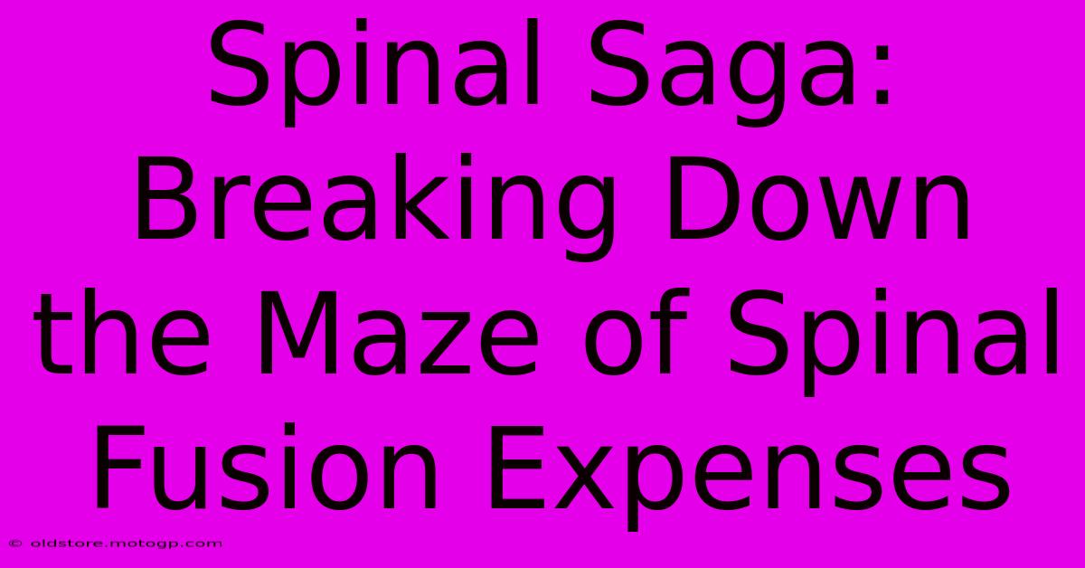 Spinal Saga: Breaking Down The Maze Of Spinal Fusion Expenses