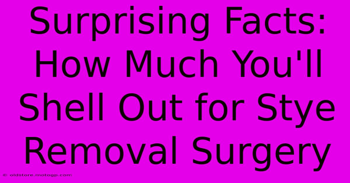 Surprising Facts: How Much You'll Shell Out For Stye Removal Surgery