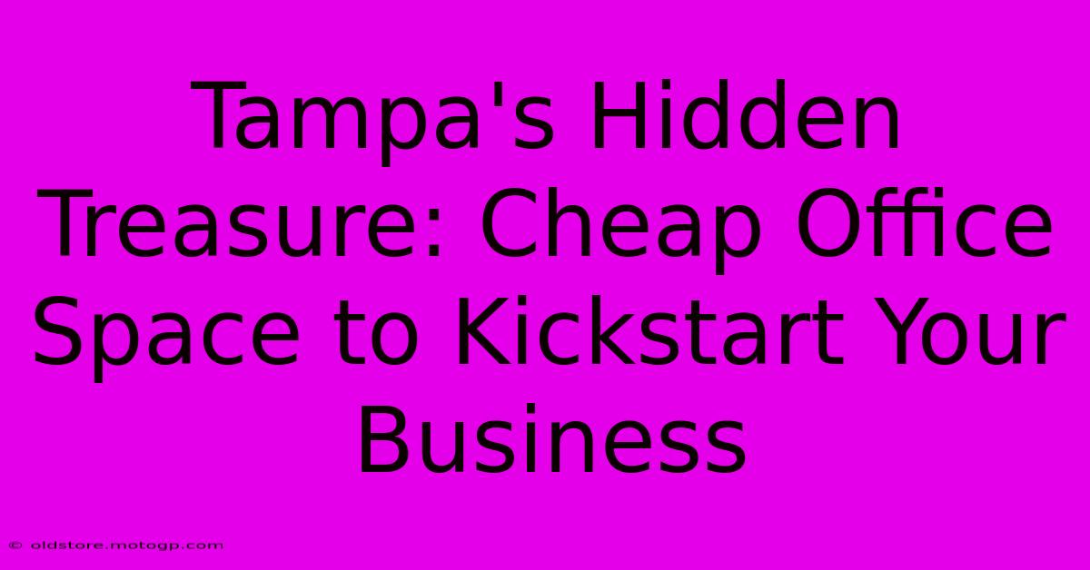 Tampa's Hidden Treasure: Cheap Office Space To Kickstart Your Business