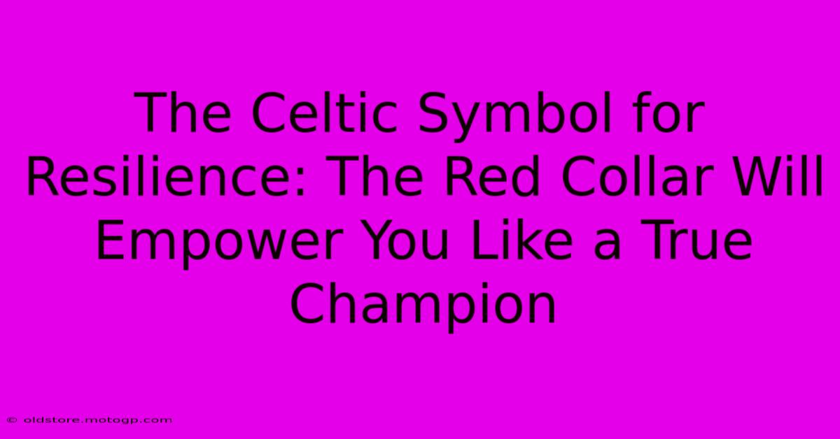 The Celtic Symbol For Resilience: The Red Collar Will Empower You Like A True Champion