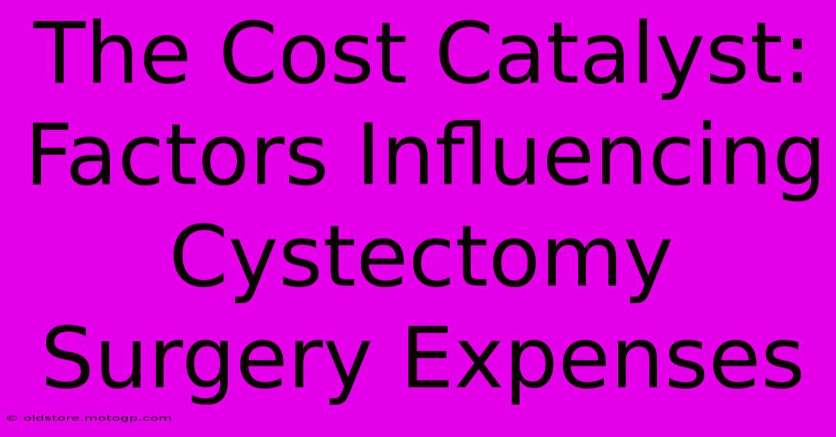 The Cost Catalyst: Factors Influencing Cystectomy Surgery Expenses