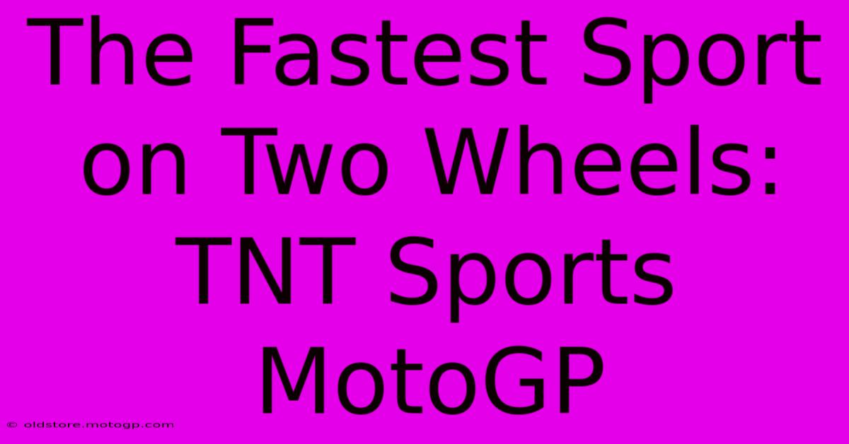 The Fastest Sport On Two Wheels: TNT Sports MotoGP