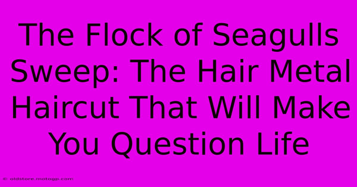 The Flock Of Seagulls Sweep: The Hair Metal Haircut That Will Make You Question Life