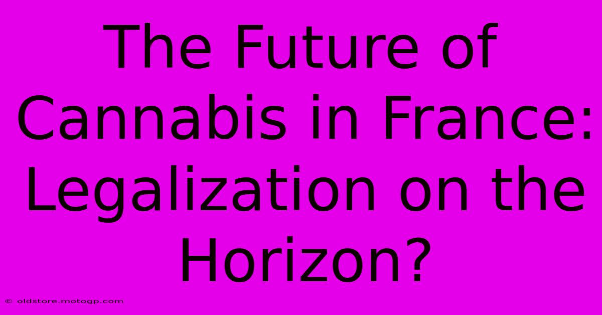 The Future Of Cannabis In France: Legalization On The Horizon?