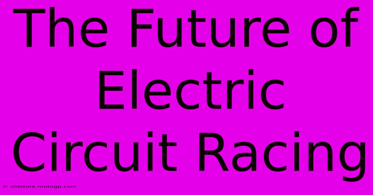 The Future Of Electric Circuit Racing