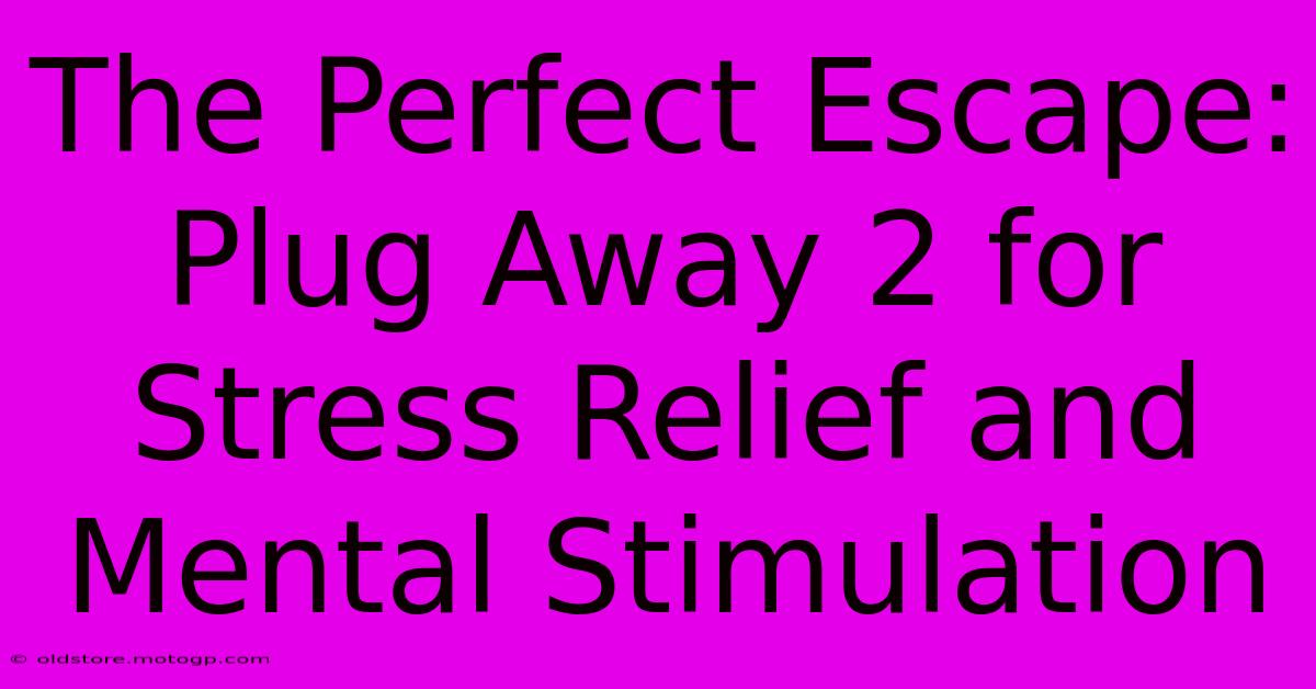 The Perfect Escape: Plug Away 2 For Stress Relief And Mental Stimulation