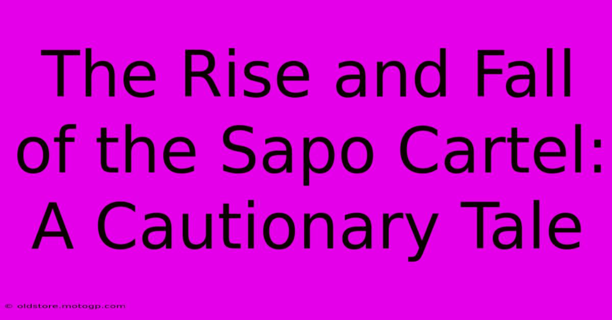 The Rise And Fall Of The Sapo Cartel: A Cautionary Tale