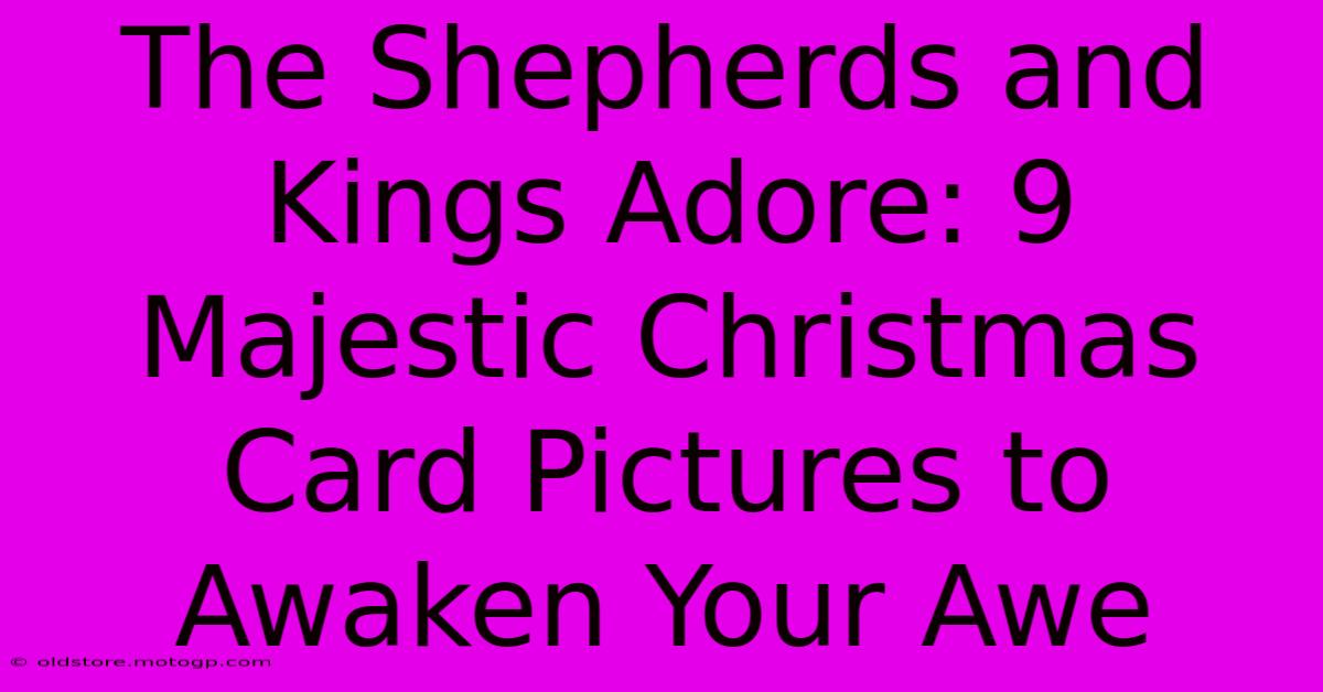 The Shepherds And Kings Adore: 9 Majestic Christmas Card Pictures To Awaken Your Awe