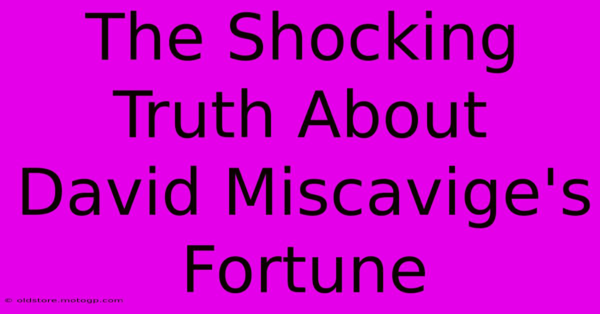 The Shocking Truth About David Miscavige's Fortune