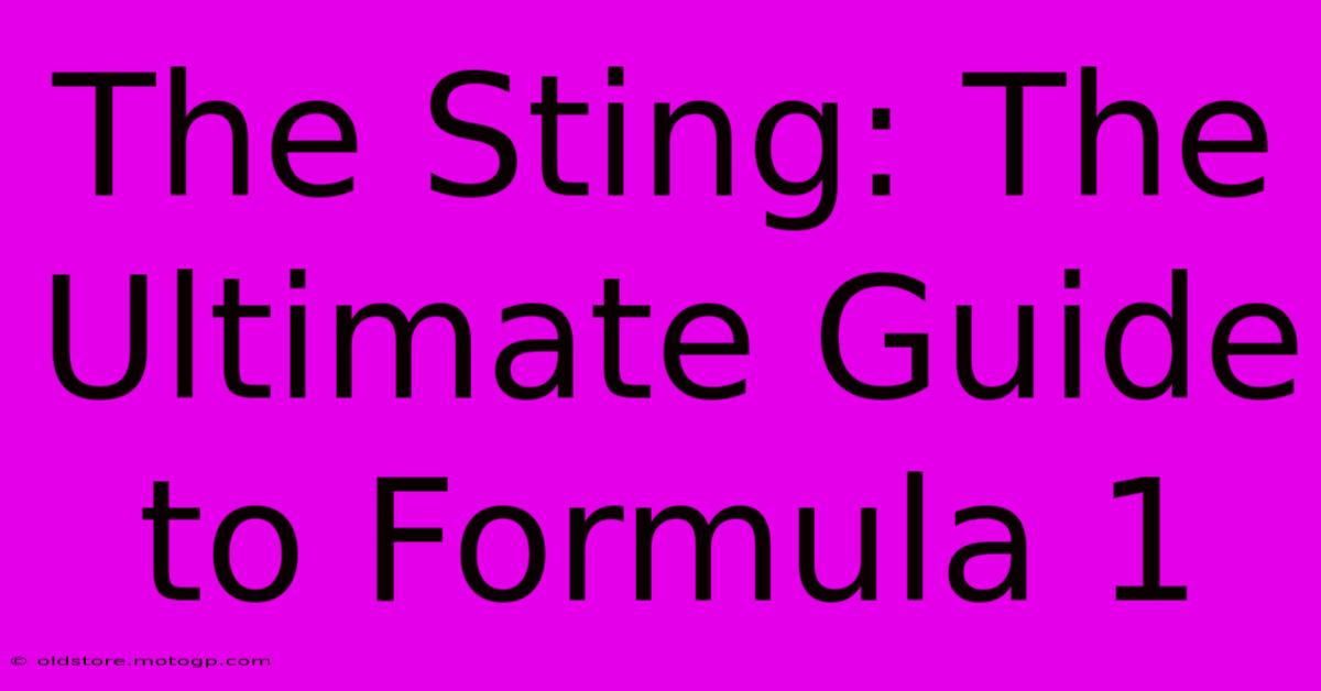 The Sting: The Ultimate Guide To Formula 1