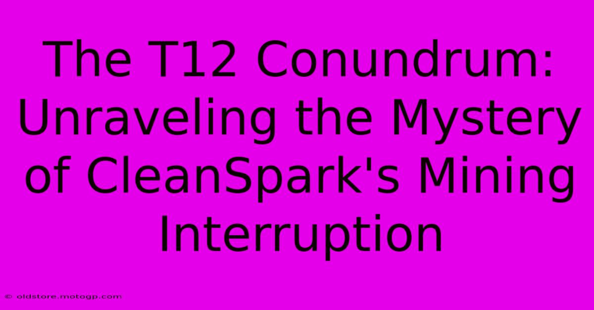 The T12 Conundrum: Unraveling The Mystery Of CleanSpark's Mining Interruption