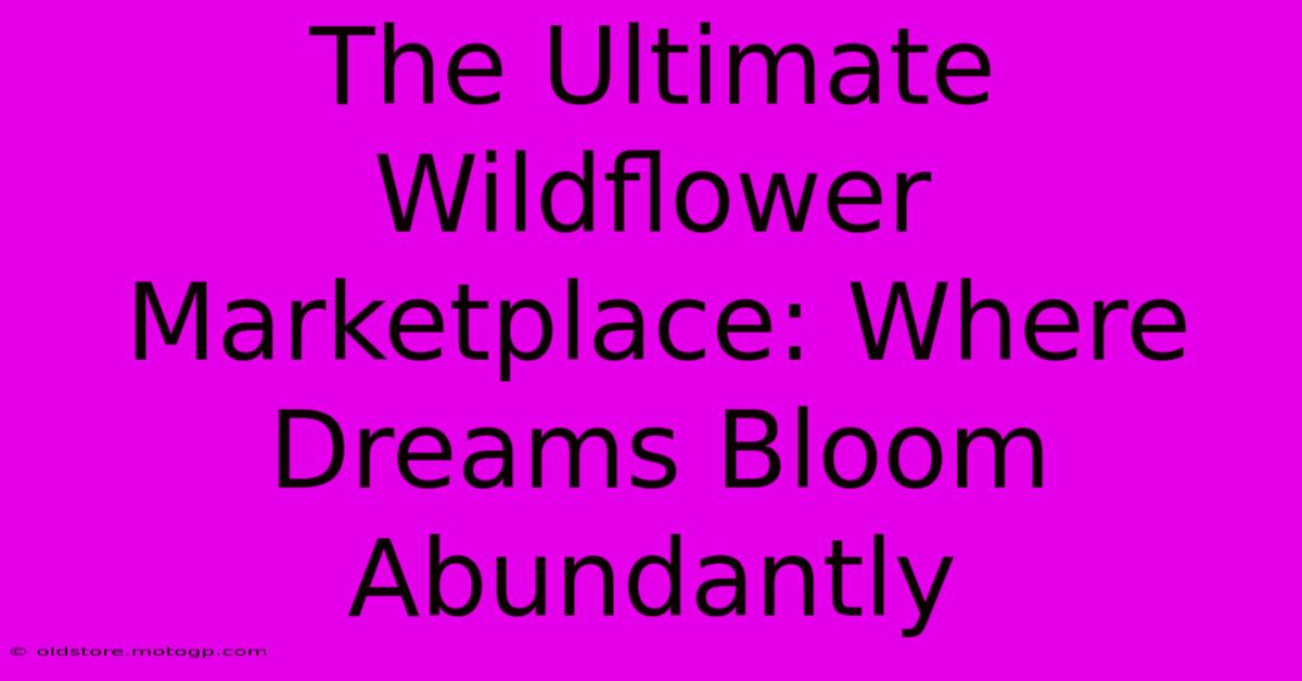 The Ultimate Wildflower Marketplace: Where Dreams Bloom Abundantly