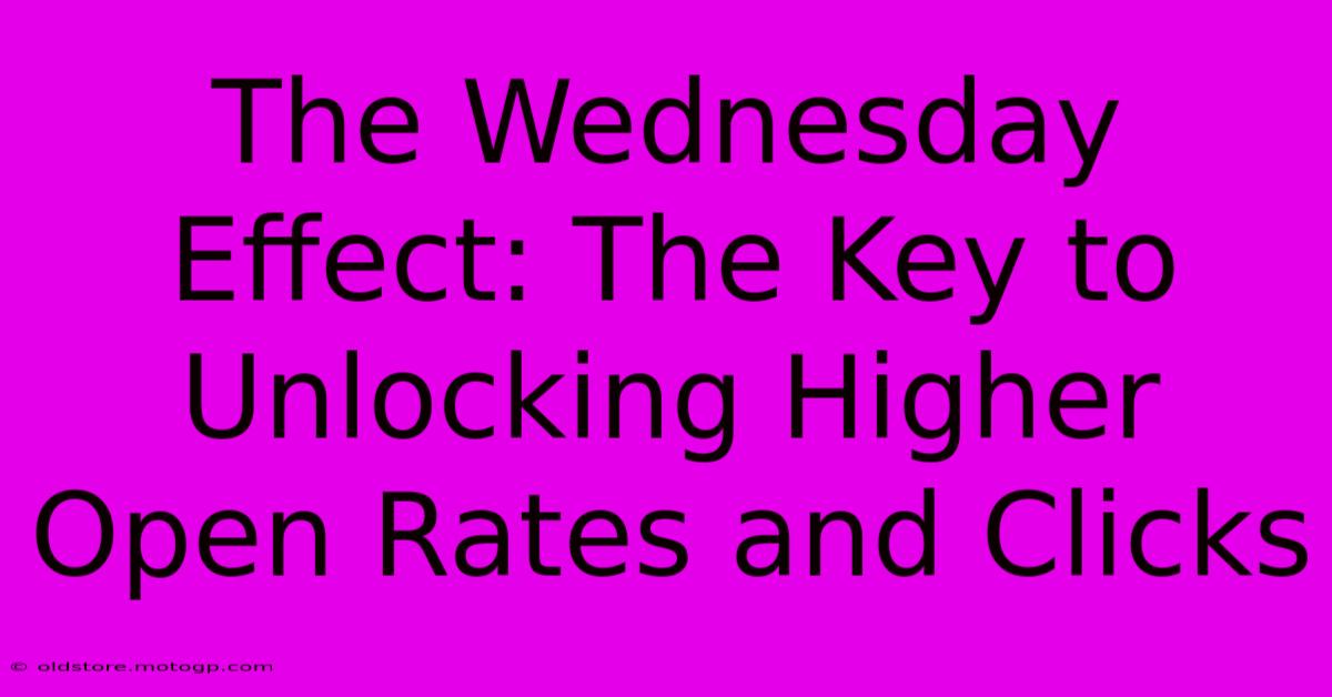 The Wednesday Effect: The Key To Unlocking Higher Open Rates And Clicks