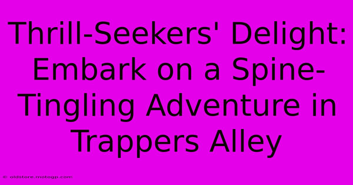 Thrill-Seekers' Delight: Embark On A Spine-Tingling Adventure In Trappers Alley