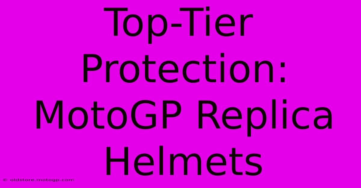 Top-Tier Protection: MotoGP Replica Helmets