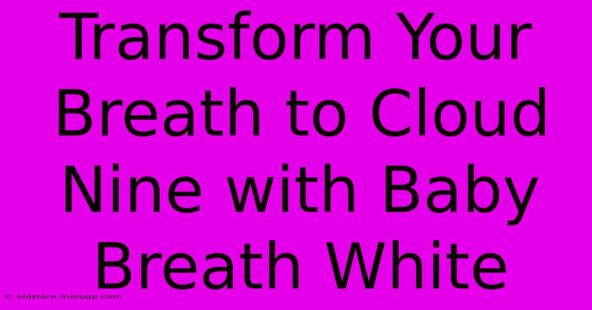 Transform Your Breath To Cloud Nine With Baby Breath White