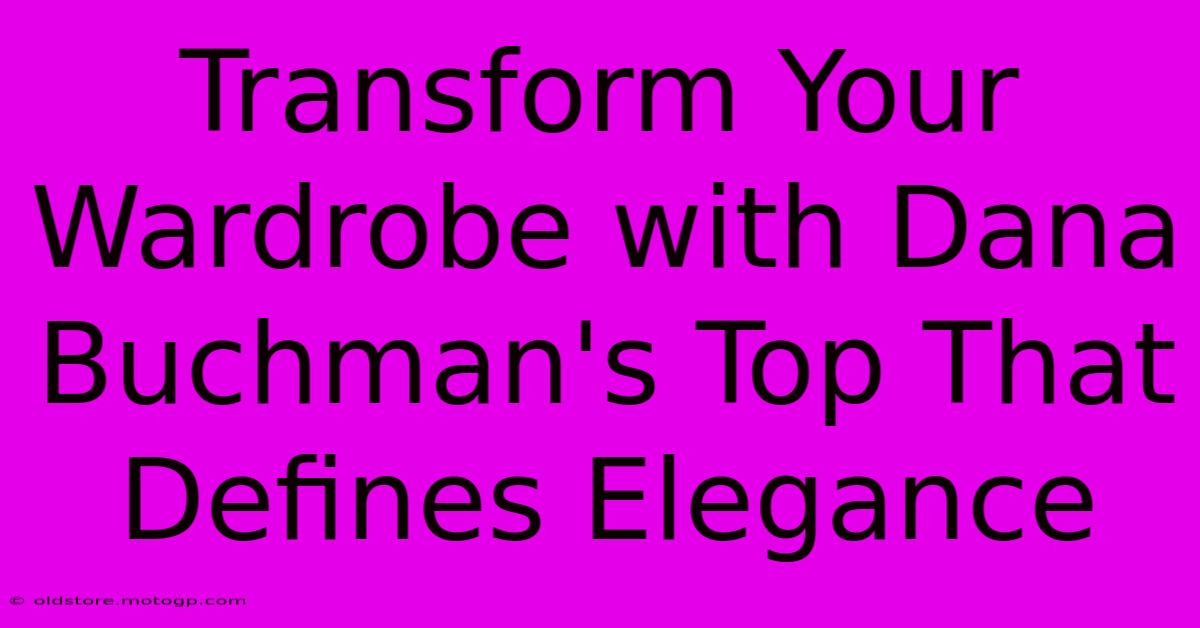 Transform Your Wardrobe With Dana Buchman's Top That Defines Elegance