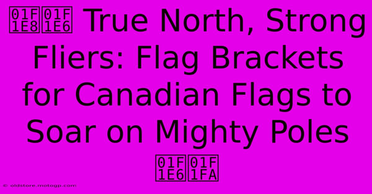 🇨🇦 True North, Strong Fliers: Flag Brackets For Canadian Flags To Soar On Mighty Poles 🇦🇺