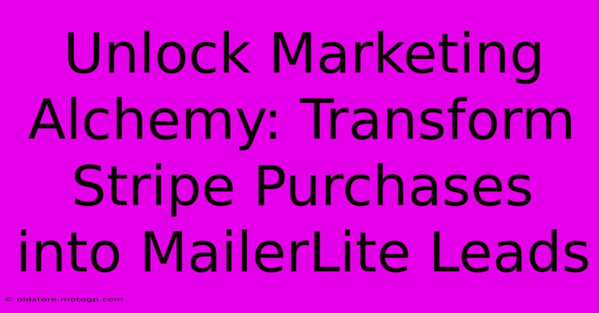 Unlock Marketing Alchemy: Transform Stripe Purchases Into MailerLite Leads