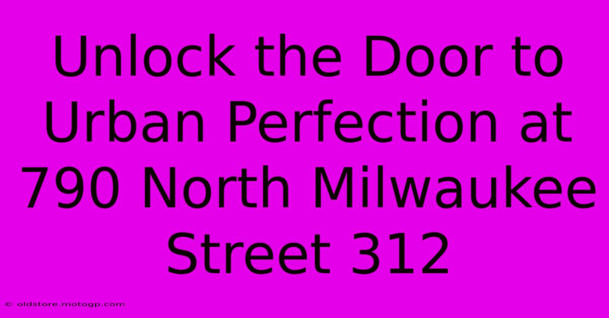 Unlock The Door To Urban Perfection At 790 North Milwaukee Street 312