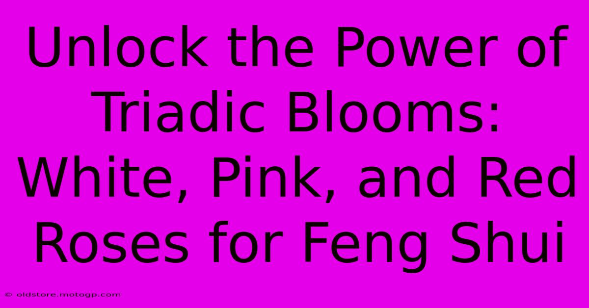 Unlock The Power Of Triadic Blooms: White, Pink, And Red Roses For Feng Shui