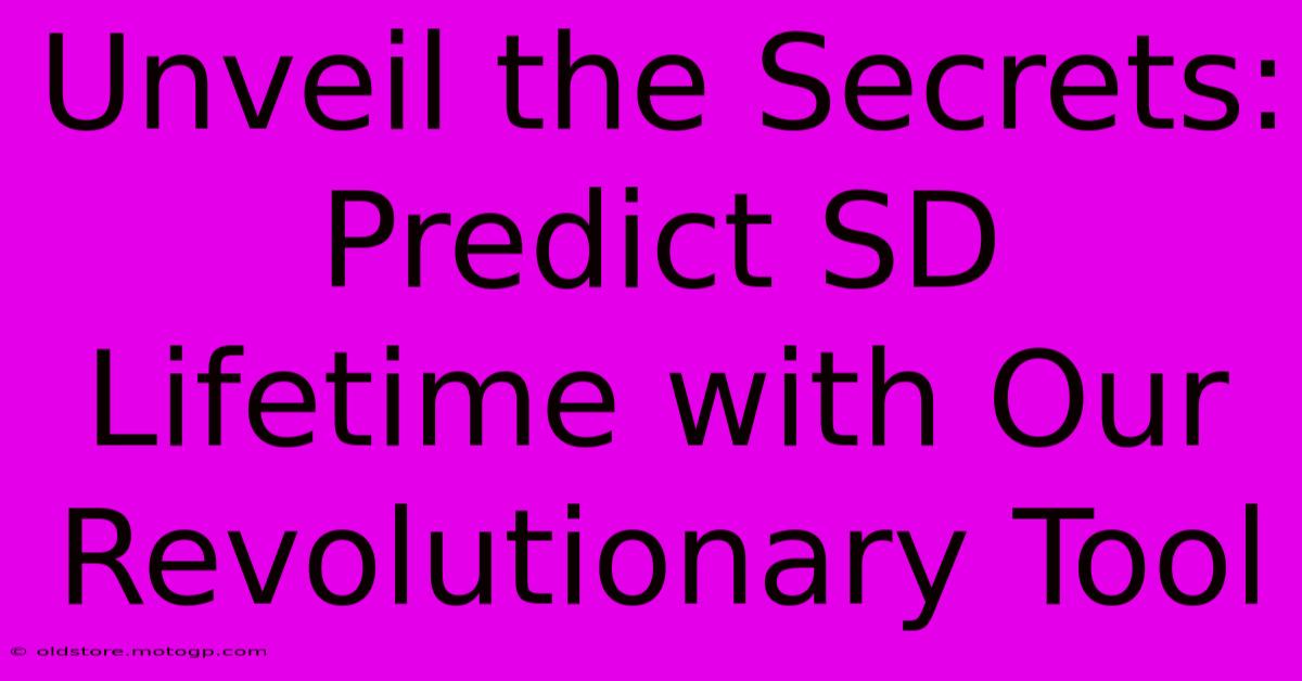 Unveil The Secrets: Predict SD Lifetime With Our Revolutionary Tool