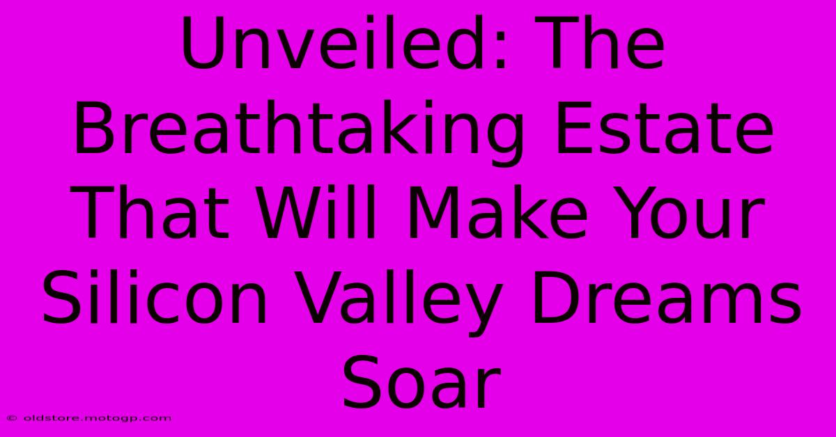 Unveiled: The Breathtaking Estate That Will Make Your Silicon Valley Dreams Soar