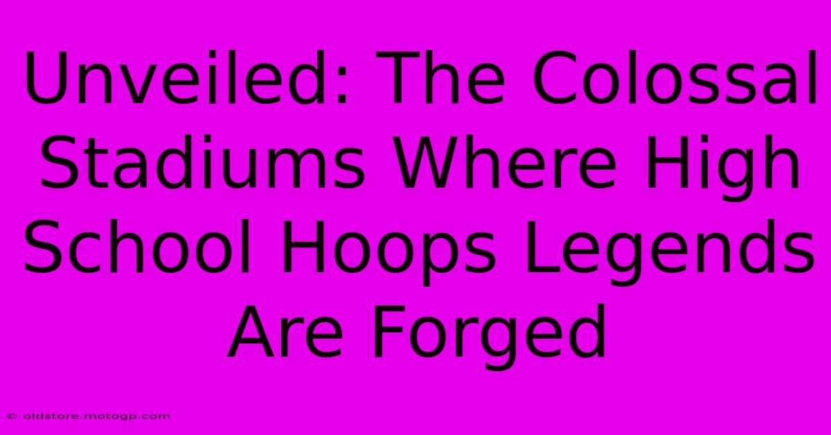 Unveiled: The Colossal Stadiums Where High School Hoops Legends Are Forged