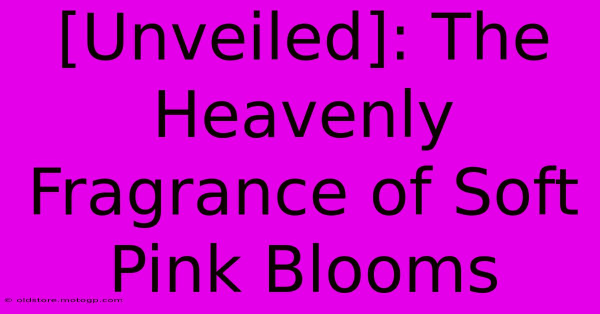 [Unveiled]: The Heavenly Fragrance Of Soft Pink Blooms