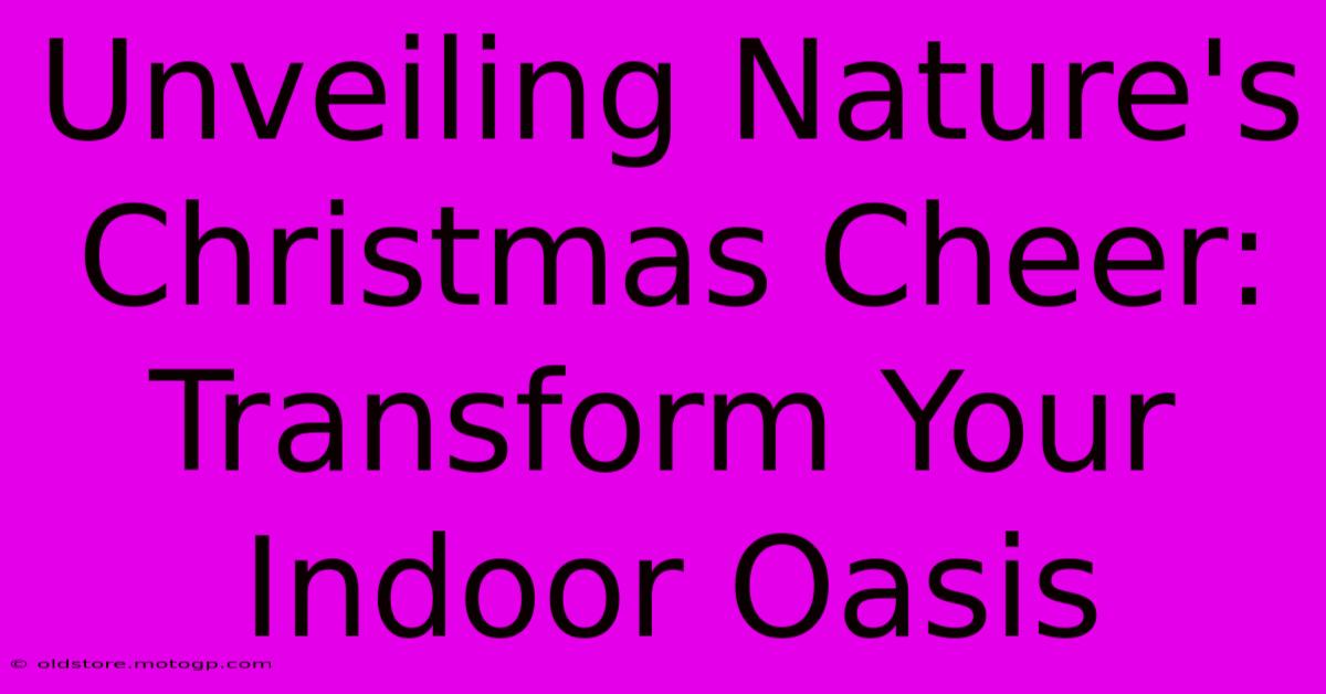 Unveiling Nature's Christmas Cheer: Transform Your Indoor Oasis