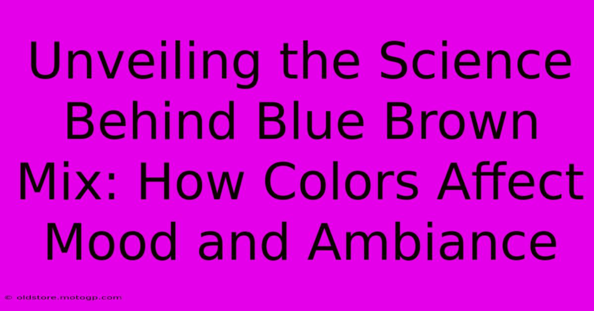 Unveiling The Science Behind Blue Brown Mix: How Colors Affect Mood And Ambiance