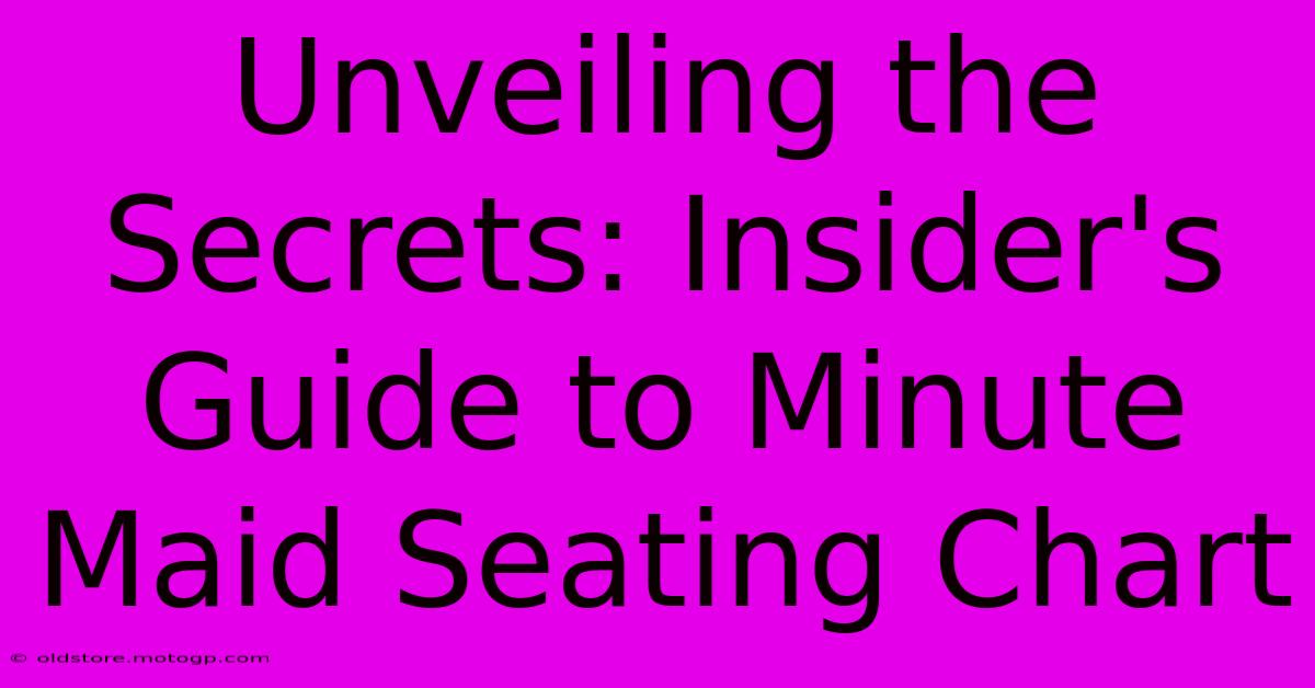 Unveiling The Secrets Insider's Guide To Minute Maid Seating Chart