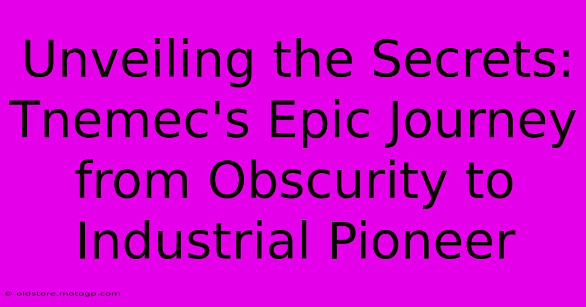 Unveiling The Secrets: Tnemec's Epic Journey From Obscurity To Industrial Pioneer