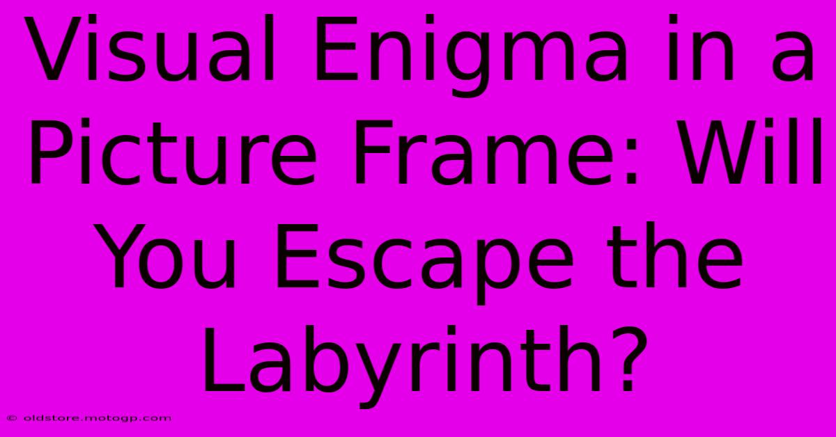 Visual Enigma In A Picture Frame: Will You Escape The Labyrinth?