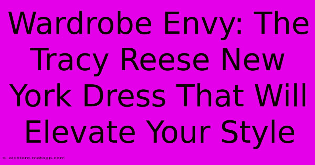 Wardrobe Envy: The Tracy Reese New York Dress That Will Elevate Your Style