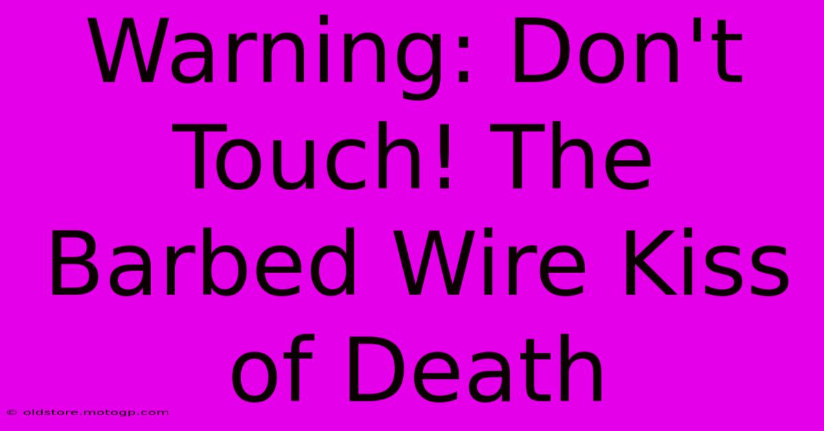 Warning: Don't Touch! The Barbed Wire Kiss Of Death