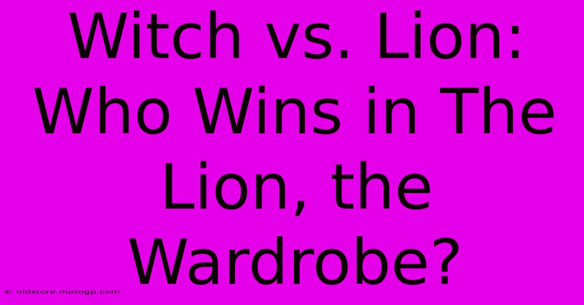 Witch Vs. Lion: Who Wins In The Lion, The Wardrobe?