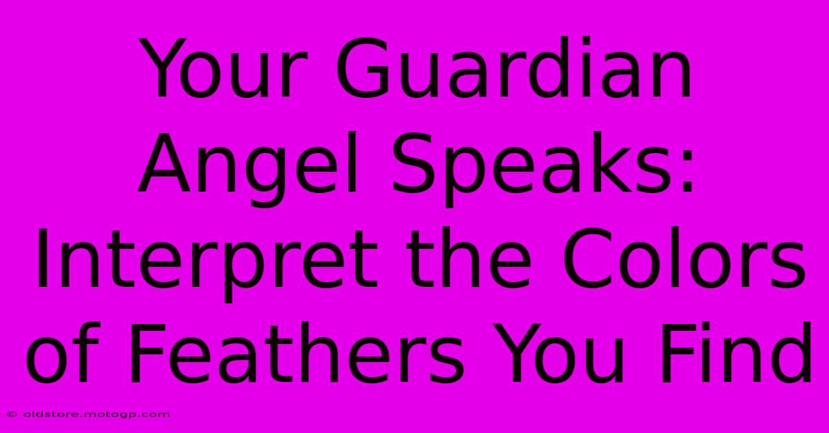 Your Guardian Angel Speaks: Interpret The Colors Of Feathers You Find