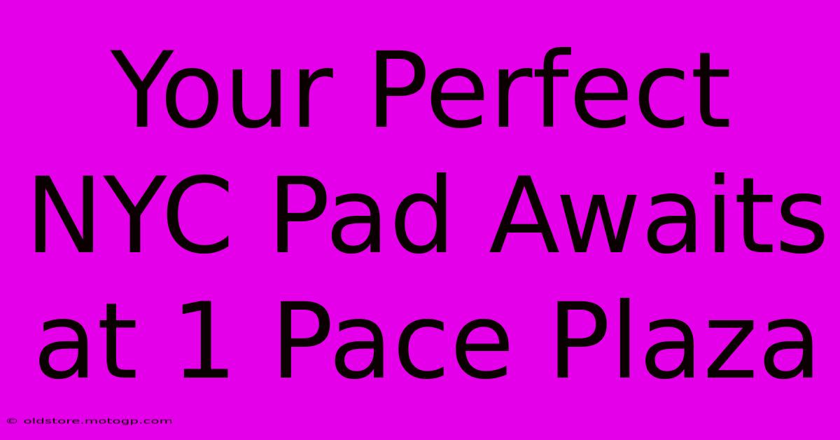 Your Perfect NYC Pad Awaits At 1 Pace Plaza